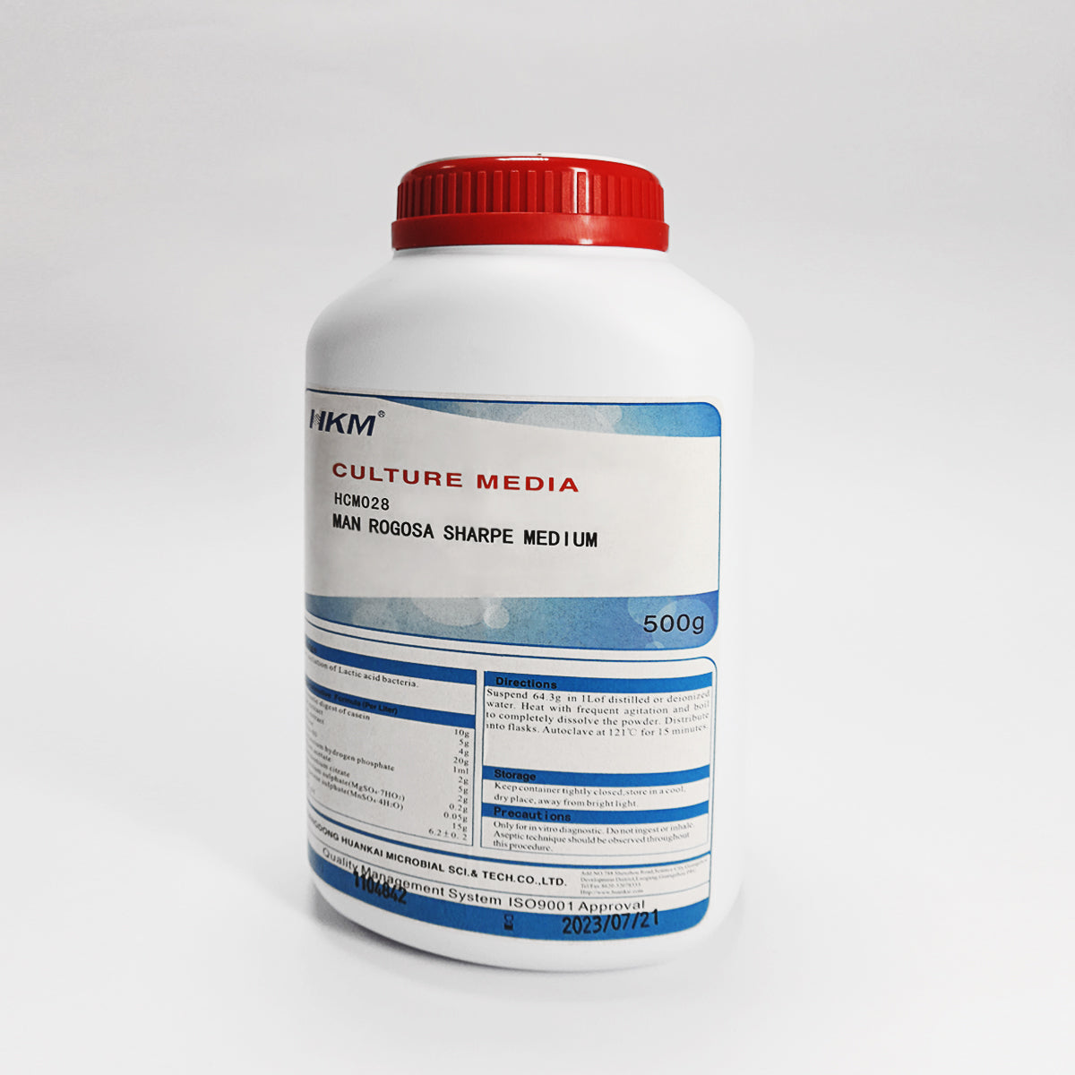 MEDIO DE CULTIVO DESHIDRATADO MRS AGAR