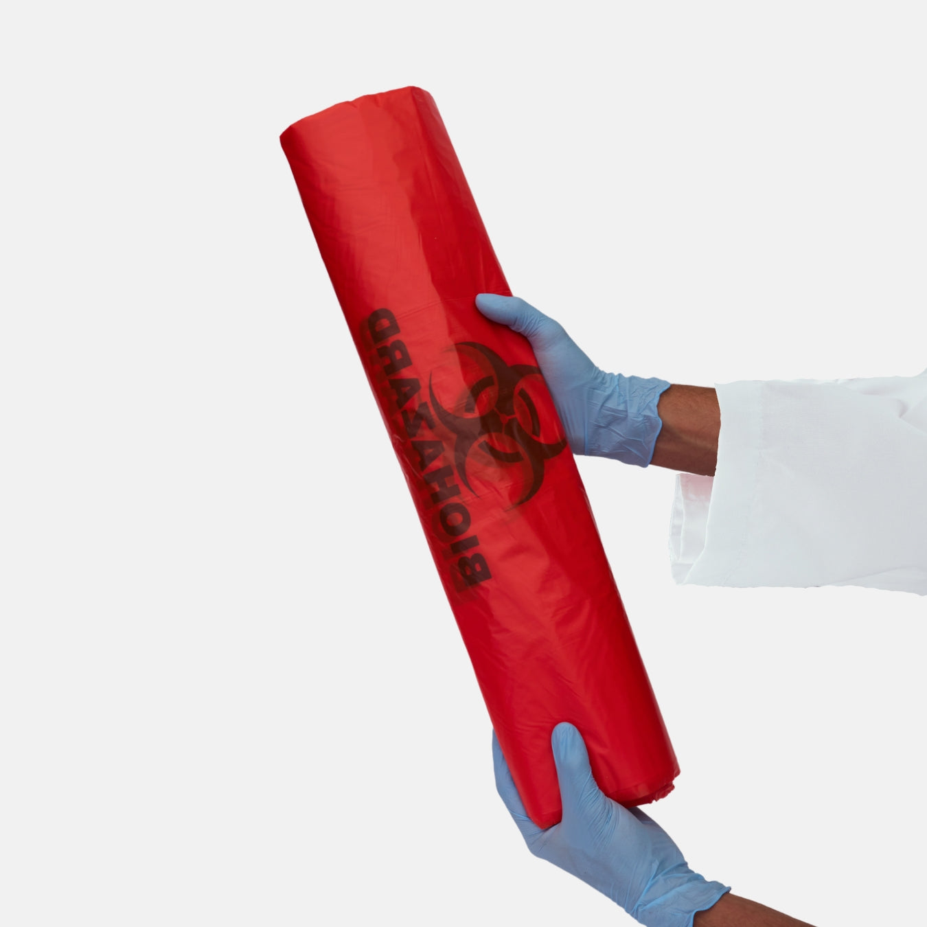 BOLSA PARA ELIMINACIÓN DE DESECHOS QUíMICOS 50X75 ROJA 100 UNIDADES