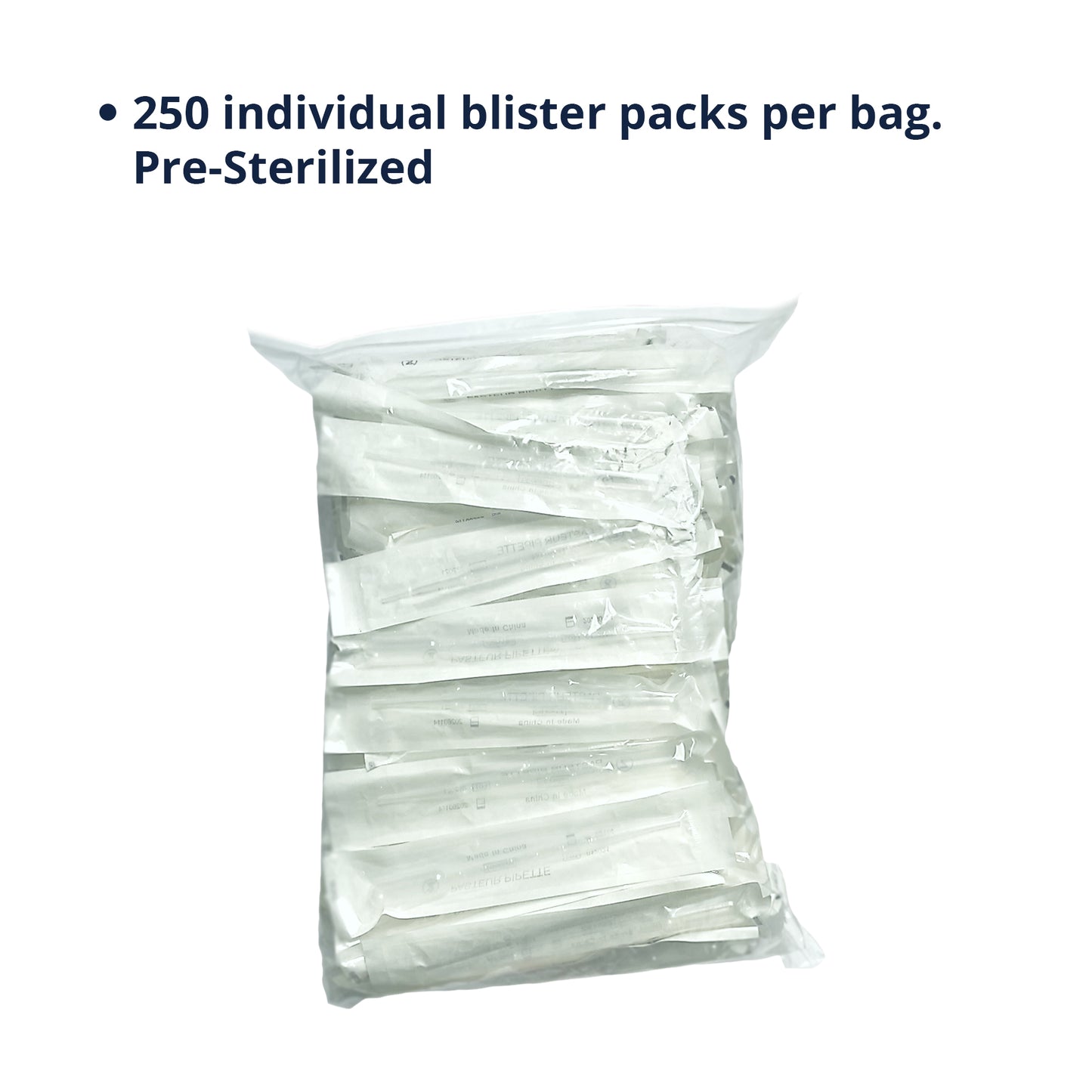 PIPETA PASTEUR ESTÉRIL 3 ML X 250