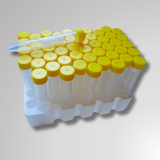 Tubos de Centrífuga Estéril, libre de DNasa y RNasa - 15 mL y 50 mL