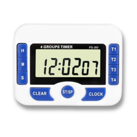 Temporizador Digital de 4 Tiempos