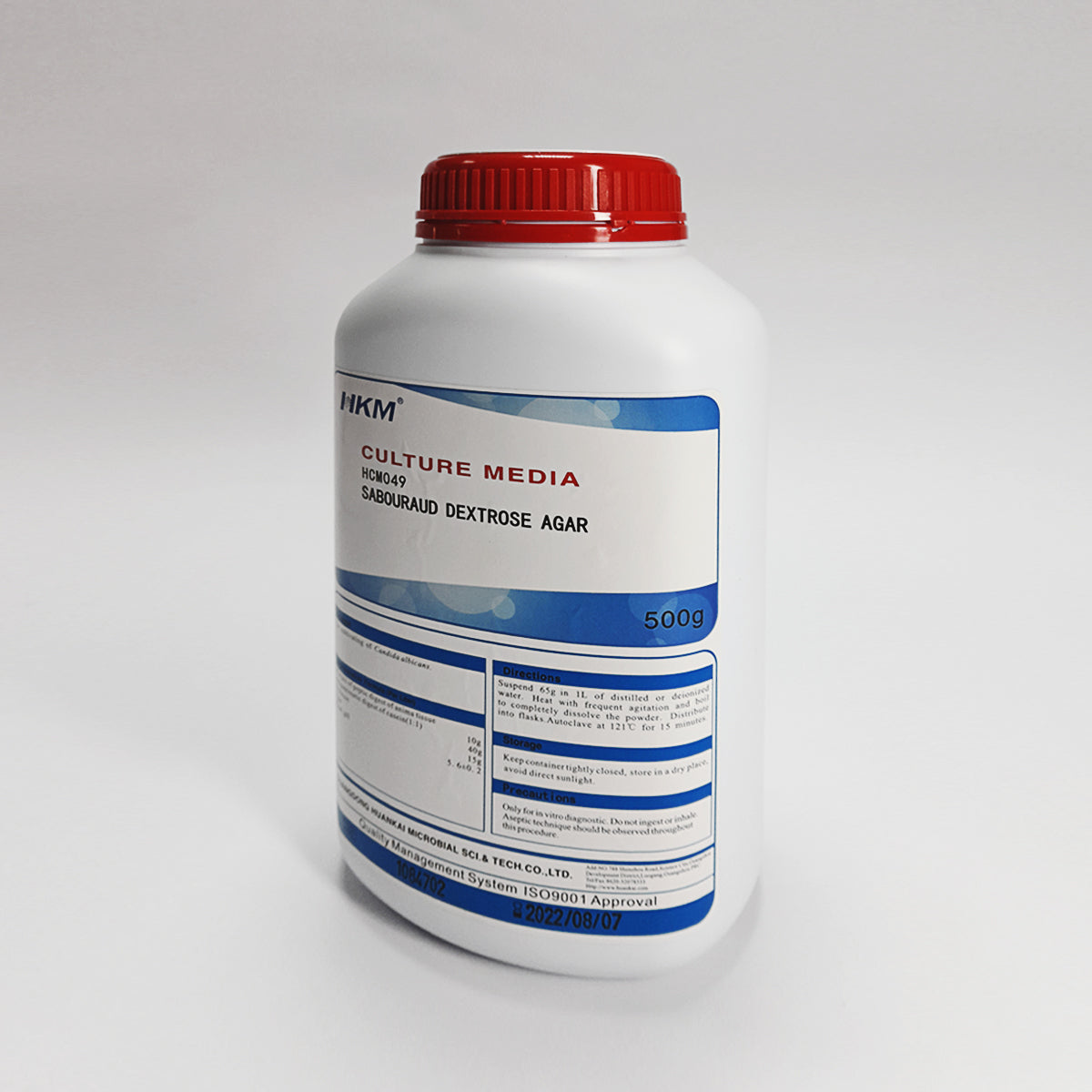 SABOURAUD DEXTROSE AGAR FRASCO 500G