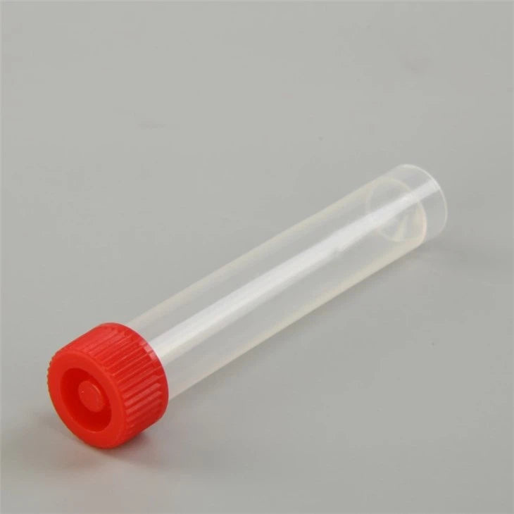 TUBO AUTOSUSTENTABLE PARA MUESTRA TAPA ROJA 10ML 1500 UNIDADES