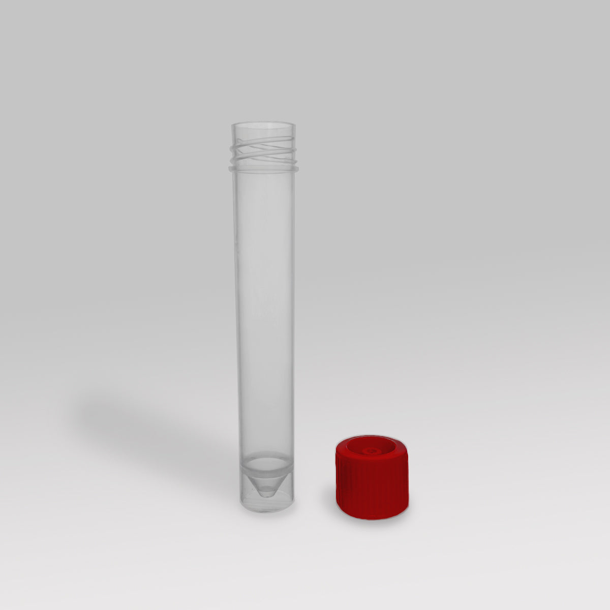 TUBO AUTOSUSTENTABLE PARA MUESTRA TAPA ROJA 10ML 1500 UNIDADES